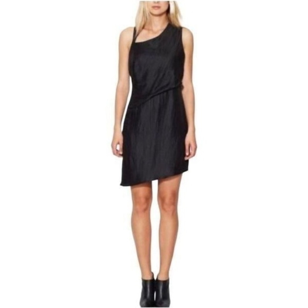 Helmut Lang Asymmetrical Black Dress
